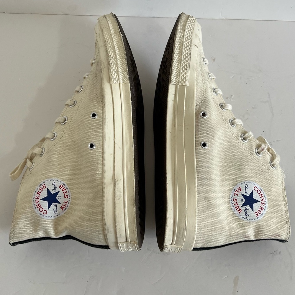 Converse Comme des Garcons Chuck Taylor Sneakers Men 12 Women 14 - Picture 3 of 10